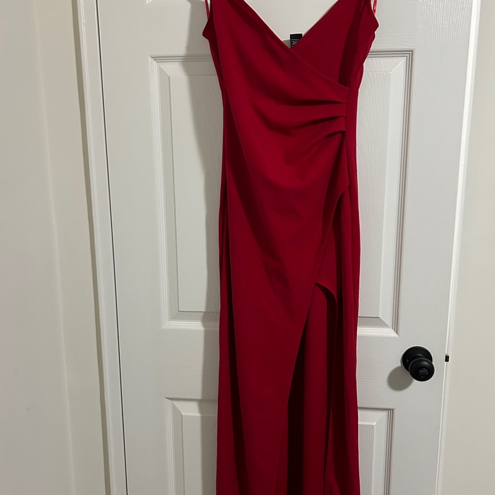 Windsor Asymmetrical Red Dress